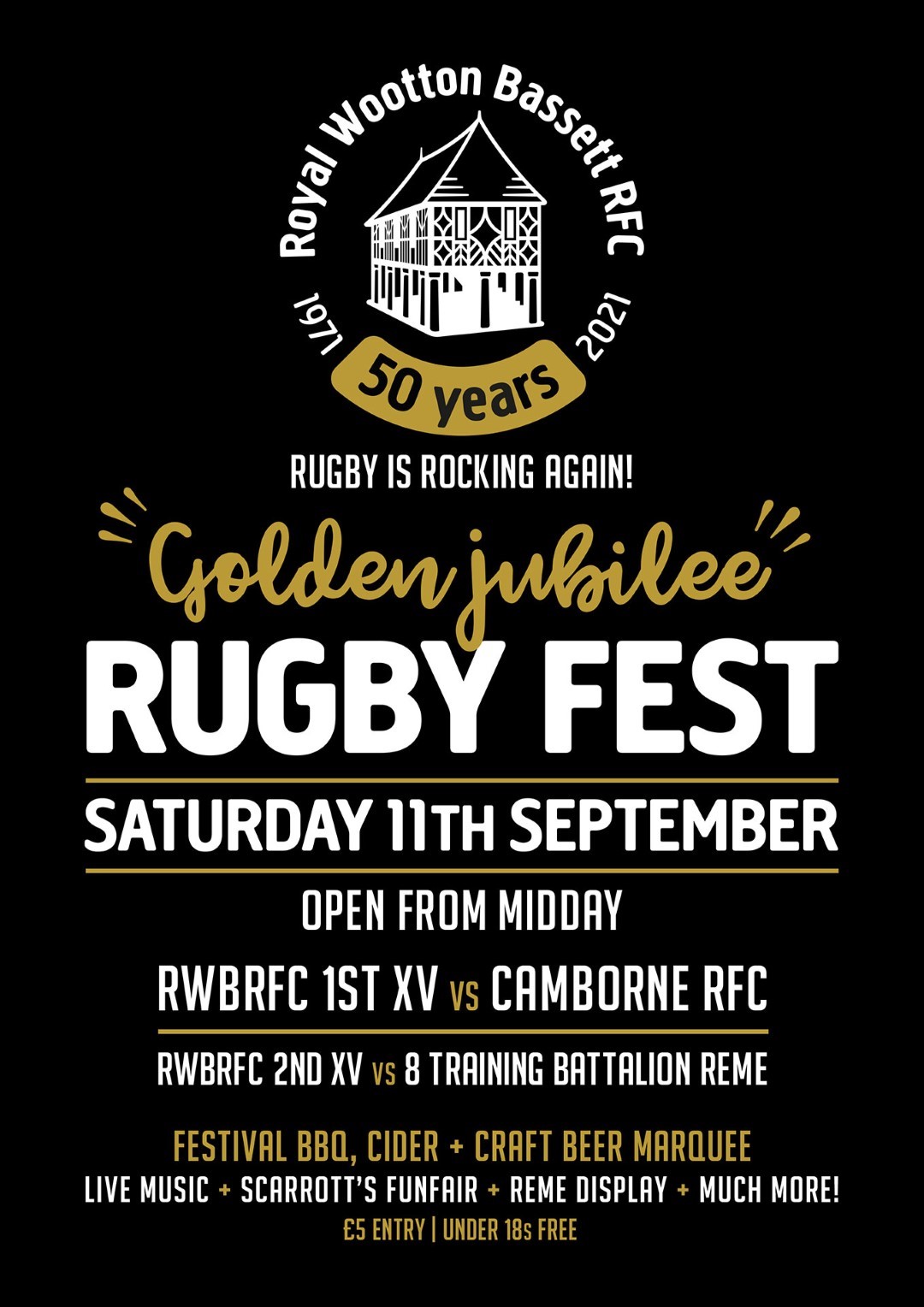 Royal Wootton Bassett RFC Golden Jubilee Rugby Fest